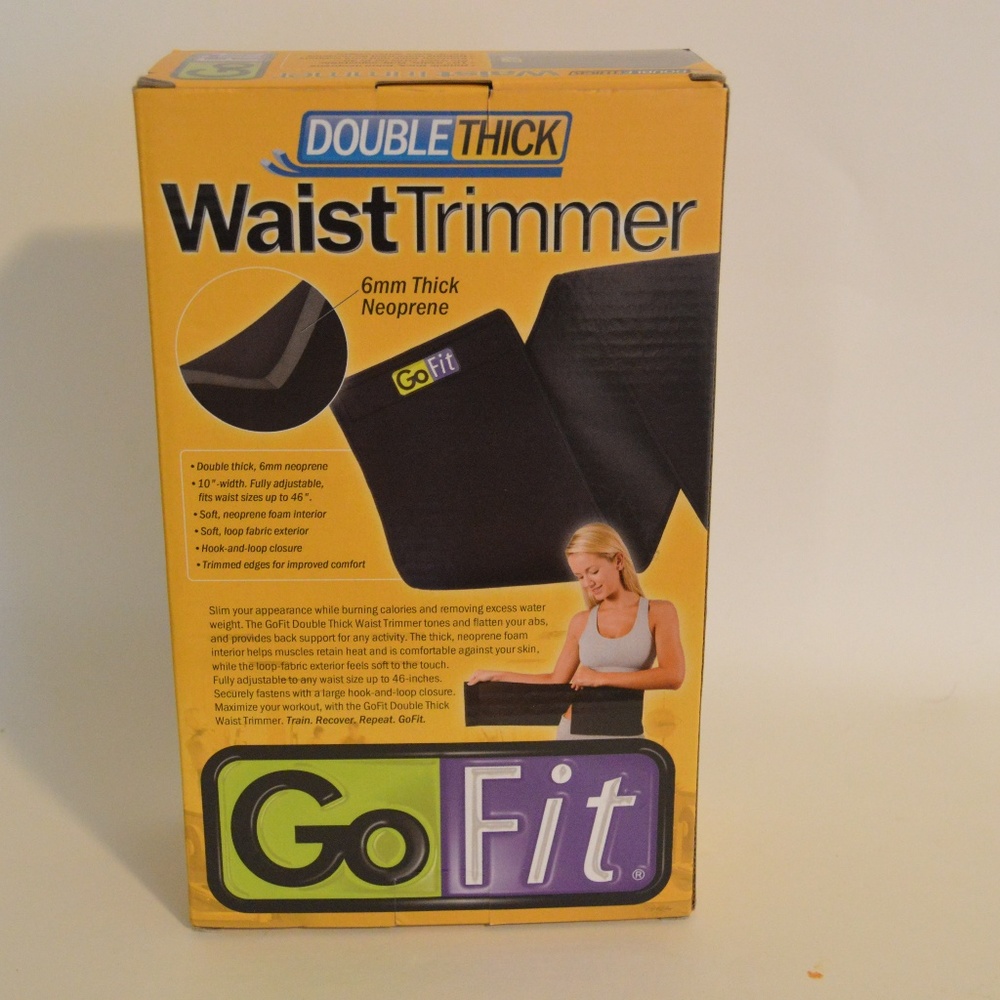 Gofit Double-Thick Neoprene Waist Trimmer NIB